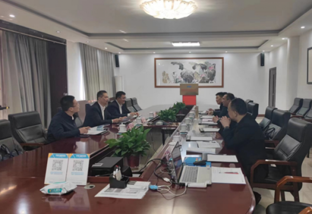 乐江华到冠亚手机平台公司调研指导工作